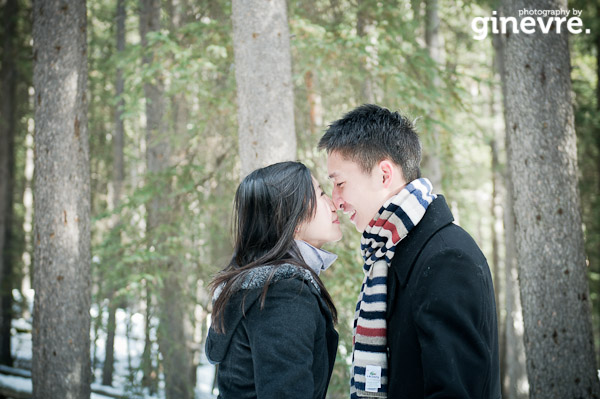 Banff engagement photo