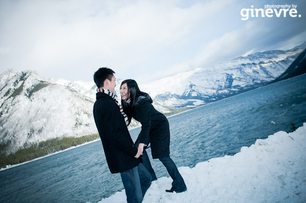 Banff engagement photo