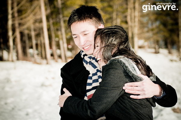 Banff engagement photo