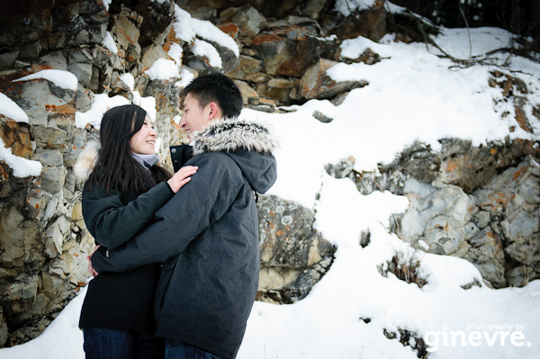 Banff engagement photographero