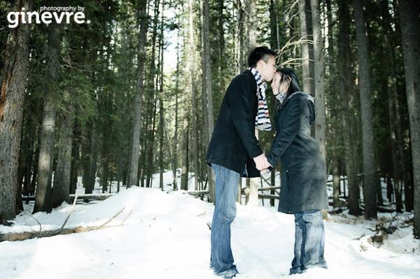 Banff engagement photo