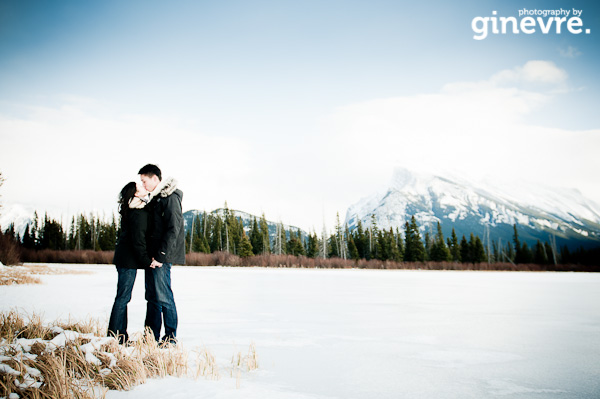 Banff engagement portrait