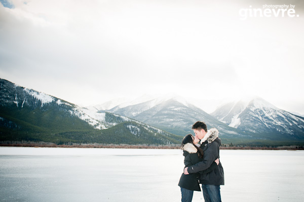 Banff engagement portrait