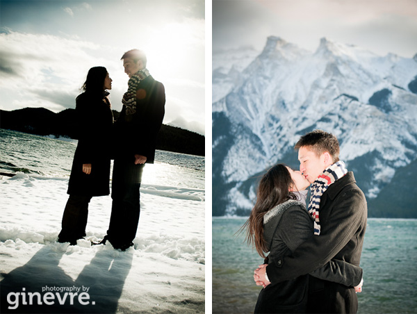 Banff engagement photo