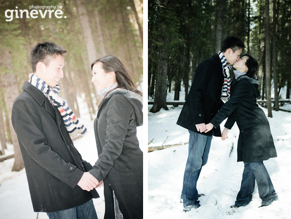 Banff engagement photo