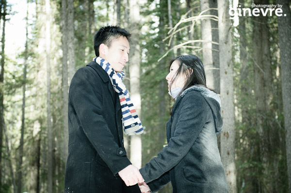 Banff engagement photo