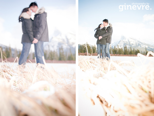 Banff engagement portrait