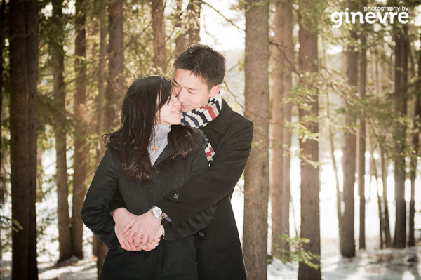 Banff engagement photo