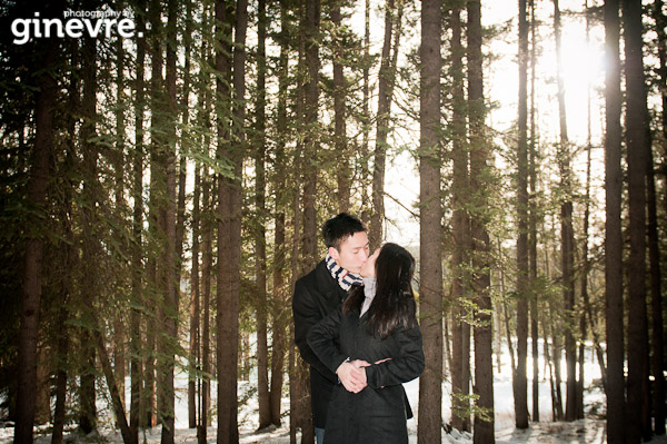 Banff engagement photo