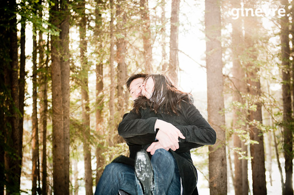 Banff engagement photo