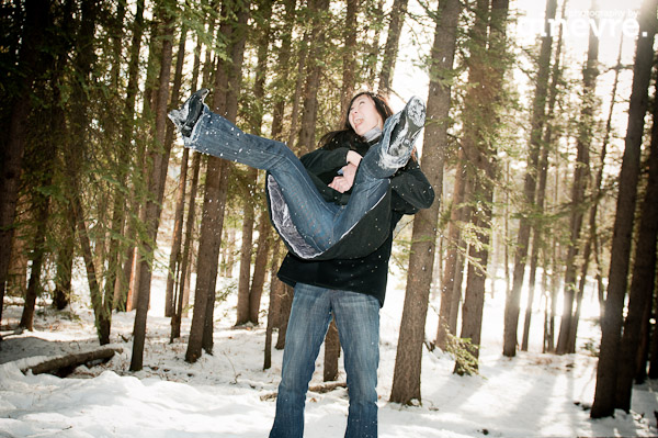 Banff engagement photo