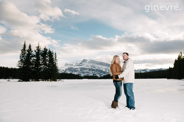 Banff engagement photo
