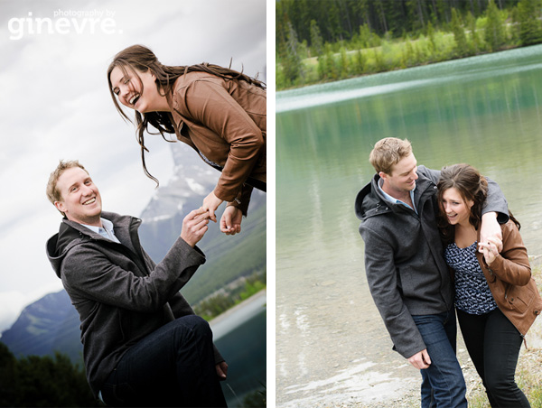 Engagement session in Banff