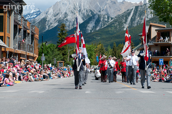 Canmore event photography Canada Day Parade