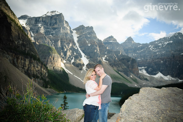 Lake Louise engagement photo
