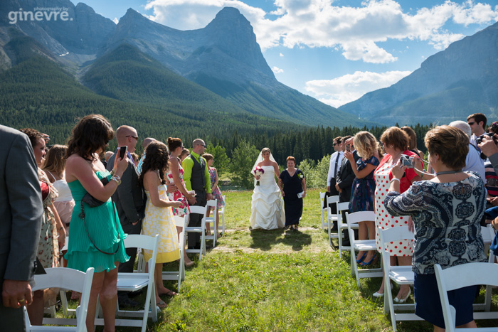 Canmore wedding Quarry Lake