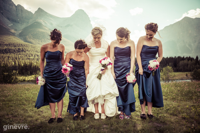 Canmore wedding Quarry Lake