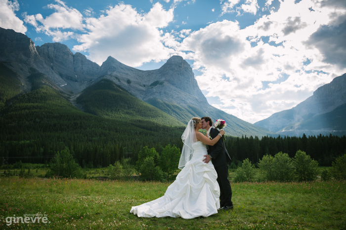 Canmore wedding Quarry Lake