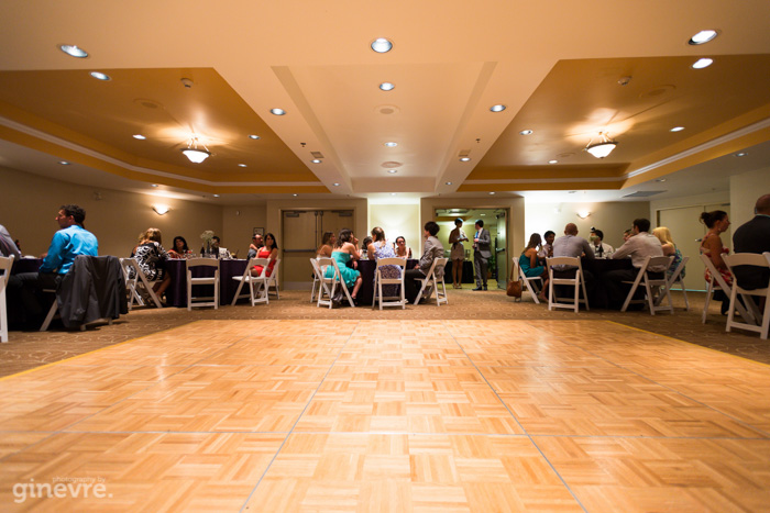 Canmore wedding Holiday Inn reception room