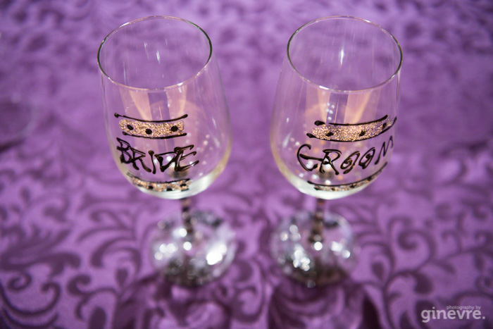 Canmore wedding bride groom glasses