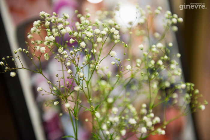 Canmore wedding reception decor flowers Holiday Inn