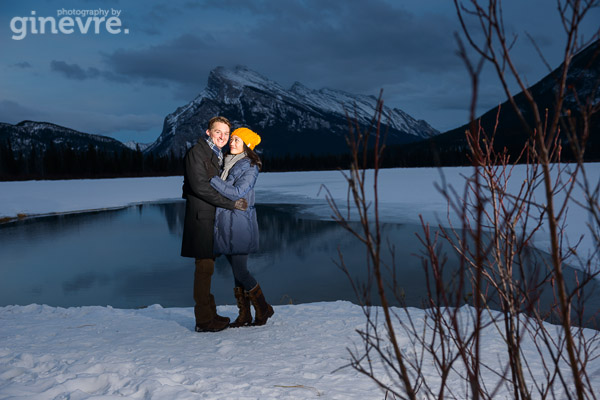 Banff engagement photography by Ginevre