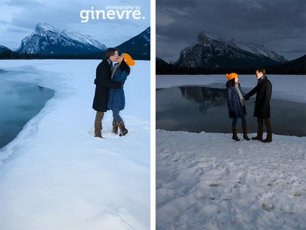 Banff engagement photography by Ginevre