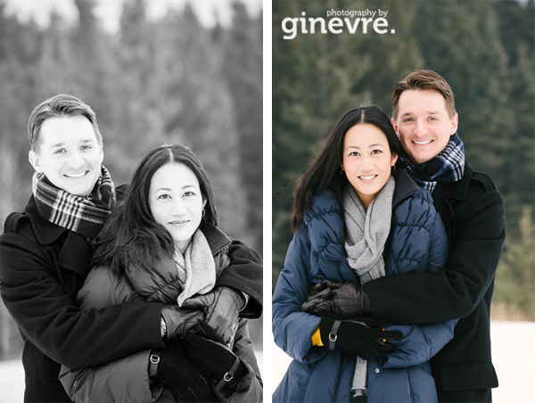 Canmore engagement photography by Ginevre