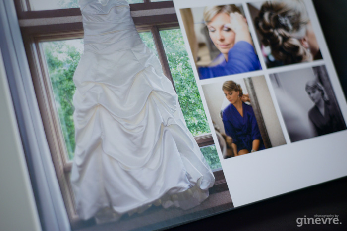 Canmore wedding album Queensberry studio sample