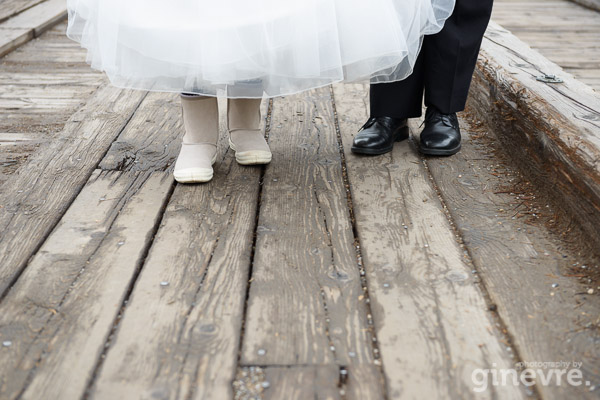 Wedding photos at Emerald Lake