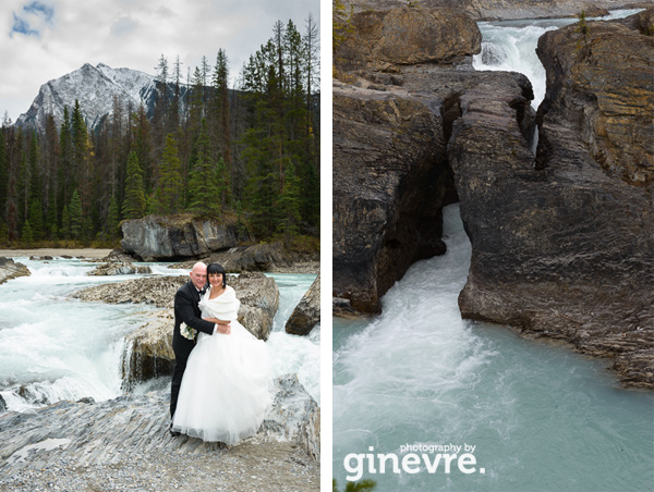 Wedding photos at Emerald Lake