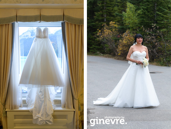 Wedding photos at Lake Louise