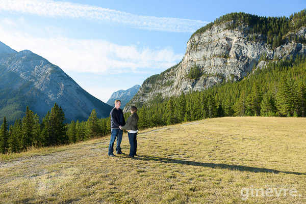 Banff engagement photo