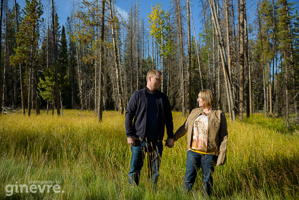 Banff engagement photo