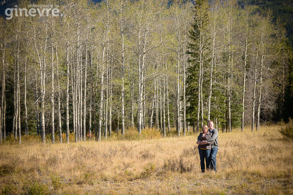 Banff engagement photo